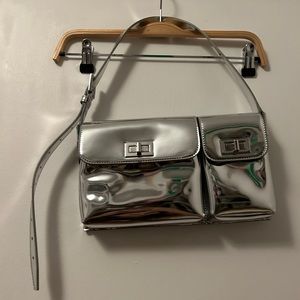 By Far Billy Metallic Silver bag Renaissance